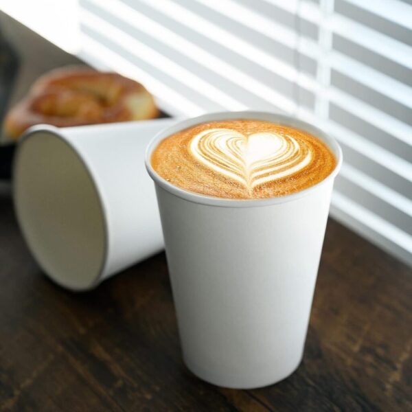 8 oz single wall paper cup - Image 2