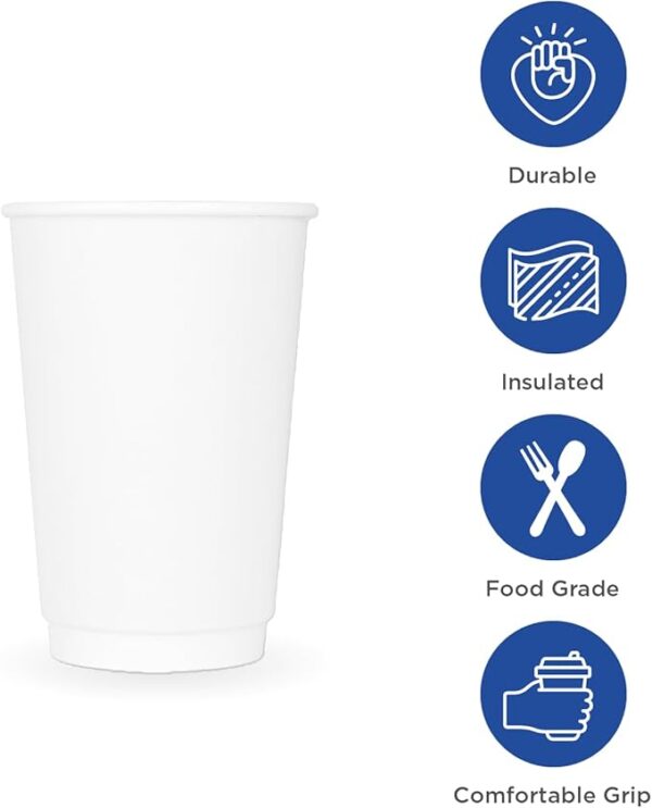 8 oz double wall paper cup - Image 4