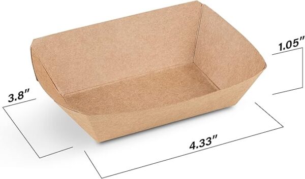 6 oz paper boat tray - Image 2